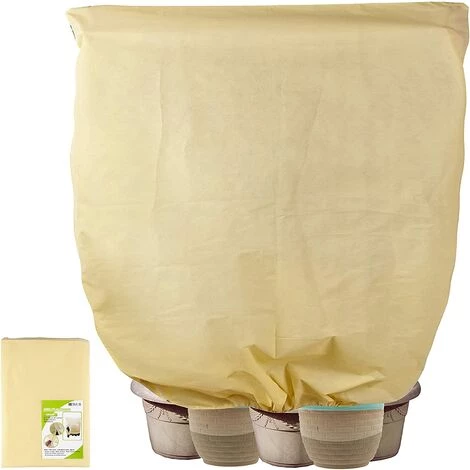 RHAFAYRE 80g/m² Voile D Hivernage Housse Hivernage Pour Plantes Voile Hivernage Plante Housses De Protection Non-Tissé Beige (200x240cm) 3 RHAFAYRE 80g/m² Voile D Hivernage Housse Hivernage Pour Plantes Voile Hivernage Plante Housses De Protection Non-Tissé Beige (200x240cm)