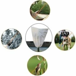 ENLENK Lot De 2 Housses D'hivernage Pour Plantes, Housses D'hivernage Pour Plantes, Protection Des Plantes, 80 X 60 Cm Housses D'hivernage, Housses De Protection Des Plantes Housses D'hivernage Réutilisables -Protection Pour Végétaux Soldes 67683741 4