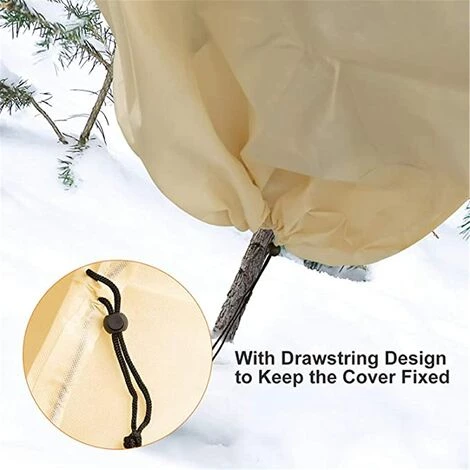 YIENJAOY AGILITY Hivernage Pour Plantes, Housse De Plante, Housse De Protection Pour Plante Non Tissée Protection Contre Le Gel Des Plantes En Pots Et Rosiers (60 X 80CM) 7 YIENJAOY AGILITY Hivernage Pour Plantes, Housse De Plante, Housse De Protection Pour Plante Non Tissée Protection Contre Le Gel Des Plantes En Pots Et Rosiers (60 X 80CM) – Image 5