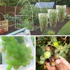 YIENJAOY AGILITY Filet De Protection Anti-Insectes, 2pcs Filet De Jardin Avec Cordon De Serrage, 1 X 1,2m Filet Anti Insecte, Filet De Protection Maille Fine Pour Protéger Les Plantes En Pot -Protection Pour Végétaux Soldes 67905291 5