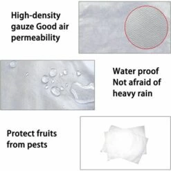 LLOVE Filets De Protection Contre Insectes Et Oiseaux, Sac De Protection Des Fruits Avec Cordon, Sac De Protection Raisin, Protéger Fruits, Fleurs, Légumes, Imperméabiliser, Respirant, 30 X 20 Cm, 100 Pièces -Protection Pour Végétaux Soldes 68201972 4