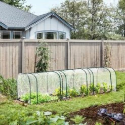 HOMCOM Serre De Jardin Tunnel Tente Bâche 3L X 1l X 0,8H M Tube En Acier Transparent - Transparent 9 HOMCOM Serre De Jardin Tunnel Tente Bâche 3L X 1l X 0,8H M Tube En Acier Transparent - Transparent -Protection Pour Végétaux Soldes 747962 3