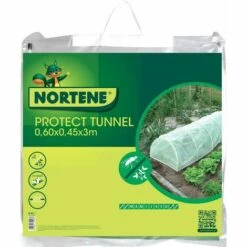 Nortene Tunnel Accordéon Avec Filet Anti-insectes "Protect Tunnel" - 0,60 X 0,45 X 3 M -Protection Pour Végétaux Soldes 9026036 3